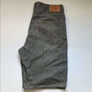 Levi’s 569 Grey Denim Shorts